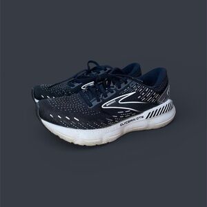 Brooks Glycerin GTS 20 Womens 6.5 Black Running Shoes Sneakers 1203701B059